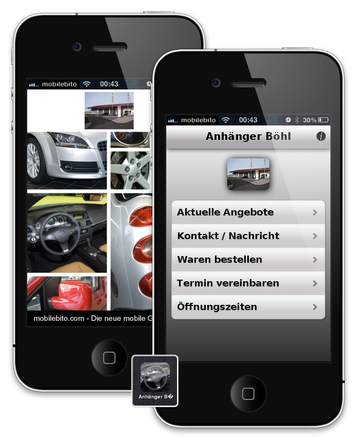 Die mobile App wird aktuell nur unter iPhone, iPod touch und Android unterstützt. Weitere Geräte werden folgen.